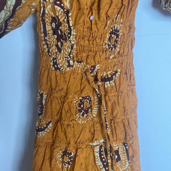 Love the Label NYC mustard maxi bohemian dress - Picture 5 of 6